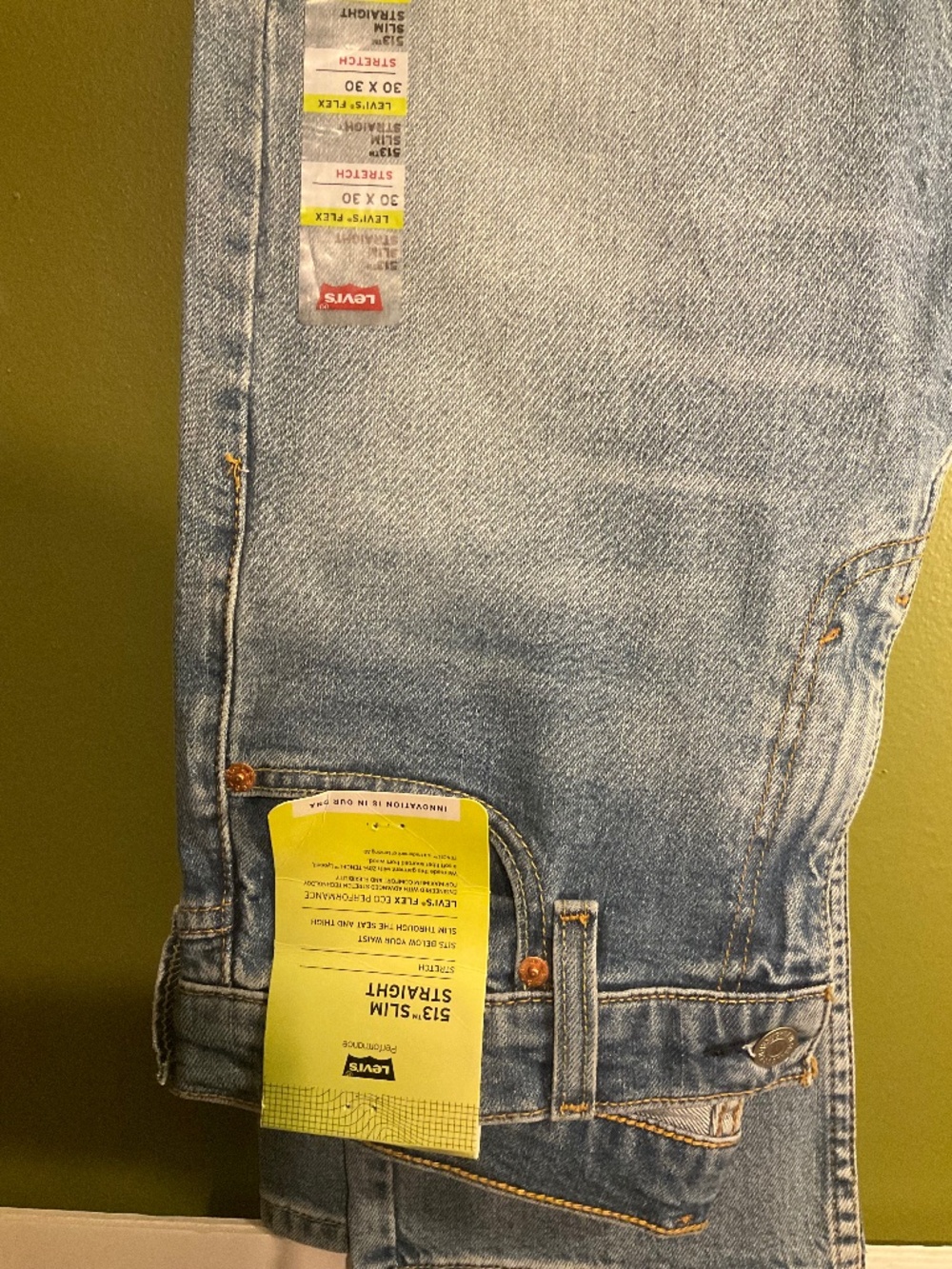 Levi's 513 Slim Straight Performance Jeans - 30x30